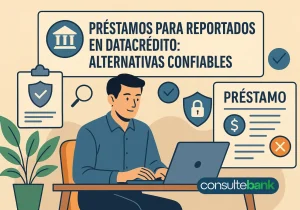 Préstamos para reportados en Datacrédito: alternativas confiables - Consulte Bank