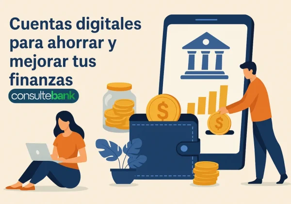 Cuentas digitales para ahorrar y mejorar tus finanzas - Consulte Bank