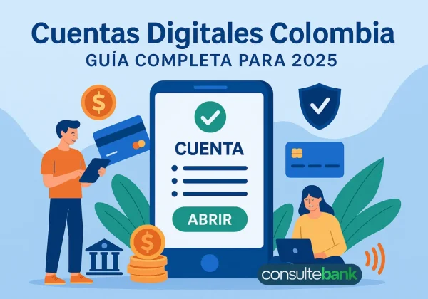 Cuentas digitales Colombia: guía completa para 2025 - Consulte Bank