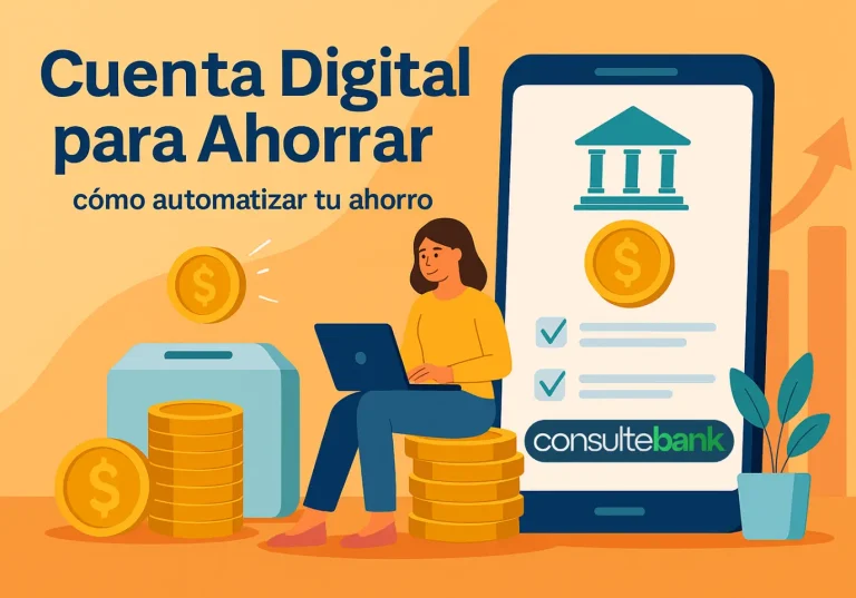 Cuenta digital para ahorrar: cómo automatizar tu ahorro - Consulte Bank