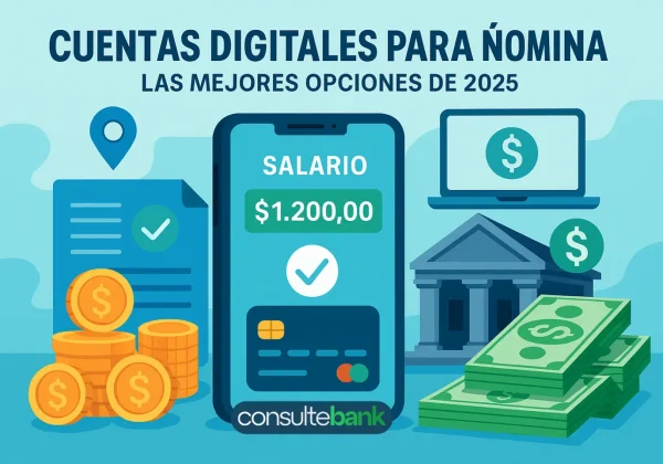 Cuentas digitales para nómina: las mejores opciones de 2025 - Consulte Bank
