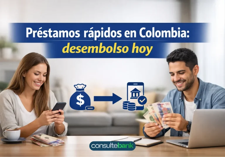 Préstamos rápidos en Colombia: desembolso hoy - Consulte Bank