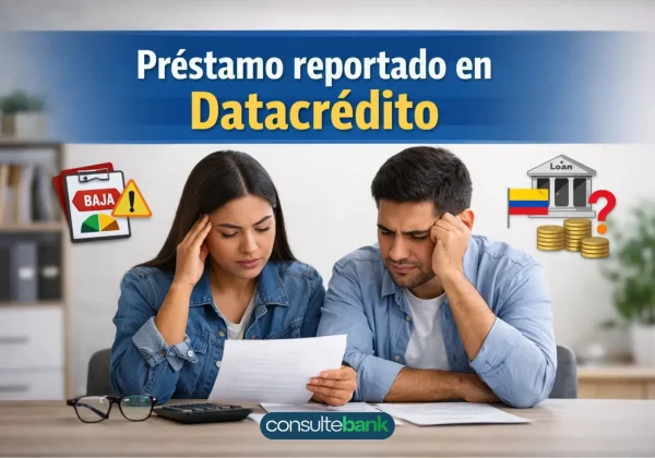 Préstamo reportado en Datacrédito: opciones reales en Colombia - Consulte Bank