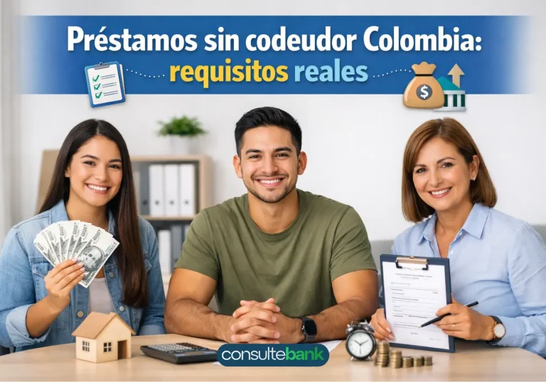 Préstamos sin codeudor Colombia: requisitos reales - Consulte Bank