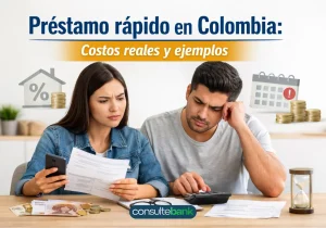 Préstamo rápido en Colombia: costos reales y ejemplos - Consulte Bank